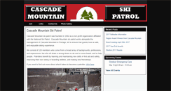 Desktop Screenshot of cascademountainskipatrol.com