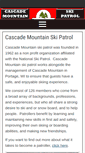 Mobile Screenshot of cascademountainskipatrol.com
